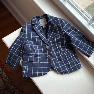 Janie and jack 6-12 months linen blended blazer grey for holiday